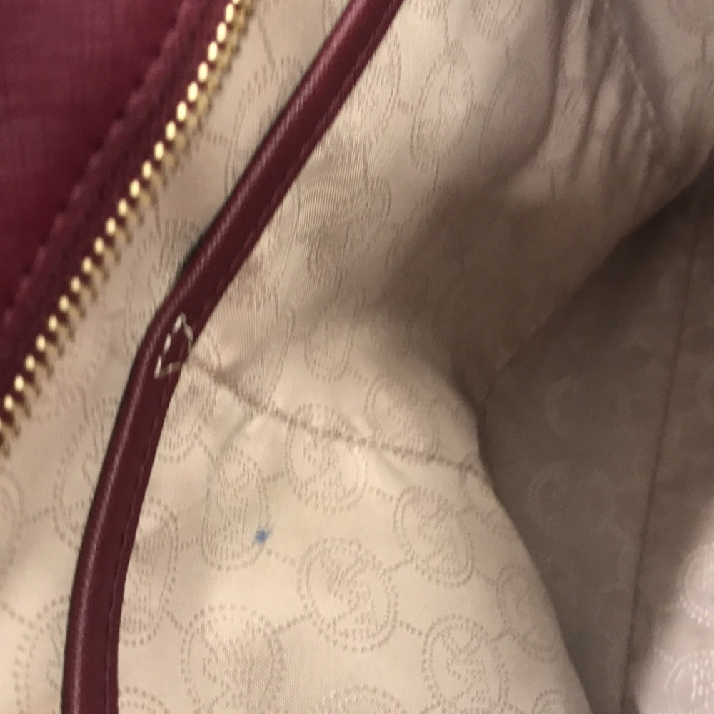 Michael Kors burgundy tote. - Picture 12 of 16